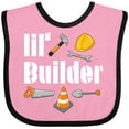 thumbnail image 3 of Inktastic Lil Builder- Future Construction Worker Boys or Girls Baby Bib, 3 of 4