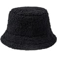 thumbnail image 2 of CoCopeaunts Bucket Hat for Womens Solid Color Lambs Fisherman Hat Cute Girls Outdoor Casual Winter Comfort Warm Fisherman Cap, 2 of 8