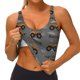 thumbnail image 3 of Fotbe Construction Machines Sujetador Deportivo Largo sin Aros para Mujer con Almohadillas y Soporte Medio, Transpirable y Absorbente, Camiseta Tipo Chaleco o Tank Top-X-Large, 3 of 8