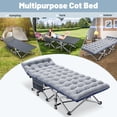thumbnail image 5 of MOPHOTO 2 Pack Oversized 78"*32" Portable Folding Bed for Adults, Heavy Duty Outdoor Camping Cot with Mattress, Rollaway Guest Bed Sleeping Cot with Carry Bag, 5 of 8
