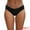Black, variant on Unique Bargains Women's 3 Layers Leak Proof Cotton Briefs S Black