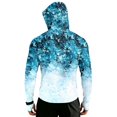 thumbnail image 7 of Havenx Upf 50+ Sun Protection Hooded Jacket for Men Camo Long Sleeve Full Zip Coat Thumbhole Hooded Jacket Rash Guard Outdoor Fishing Lightweight Casual Summer Blouse,Light Gray L, 7 of 7