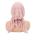thumbnail image 4 of Domzle Headwear for Women Elegant Pre-tied Turban Headwrap, Soft Stretchy Caps for Hair Loss, Breathable Headscarf for Daily Wear, 4 of 4