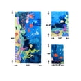 thumbnail image 4 of 100% Cotton Soft 3-Piece Pattern Quick Dry Swim Towel Beach Towel Set, Tropical Fish, 4 of 5