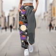 thumbnail image 1 of WILLBEST Pantalones Casuales para Mujer, Cómodos Pantalones Deportivos con Estampado de Halloween, Cintura Elástica Suave para Uso Diario Grande, 1 of 4