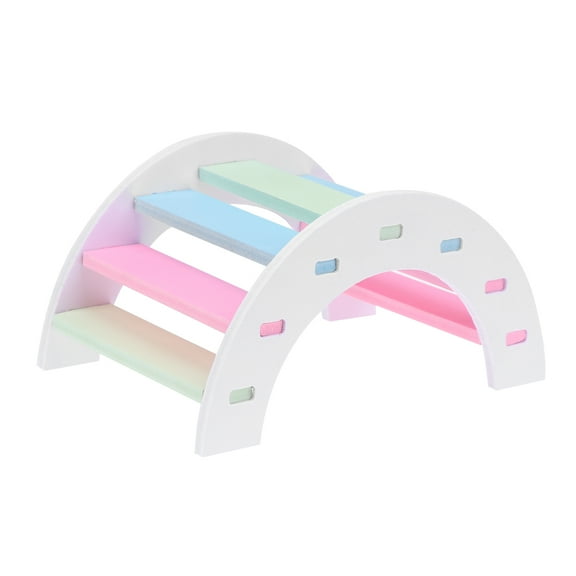MLINS Rainbow Bridge Toy for Hamster Playing Eco Friendly Material Small Pets Accessories
