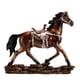 thumbnail image 5 of Estatua de caballo Macarena escultura decorativa de resina Marrón 28x95x248cm, 5 of 8