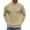 Black, variant on Mens Crewneck Sweatshirts Long Sleeve Basic Pullover Shirts Twill Textured Soild Casual Tops DER XXL