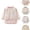 Pink, variant on VOUZZA Baby Bibs Baby Boys Girls Long Sleeve Cartoon Prints Soft Bibs Baby Care Toddler Waterproof Feeding Apron Smock Gowns