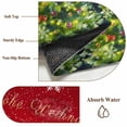 thumbnail image 6 of Round Rug 4Ft Washable Non-Slip, Red Christmas Circle Area Rugs for Living Room Bedroom, Green Xmas Tree Snowflake Winter Indoor Floor Mats Carpet Runner for Home Decor Aesthetic, 6 of 8