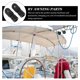 thumbnail image 3 of Phenofice 2Ud Tapas Para Ojo Final Negro Accesorio Multifuncional Para Toldo Bimini Y Rv, 3 of 8