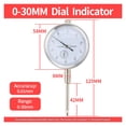 thumbnail image 2 of 0-0.8mm Lever Dial Indicator Gauge With Measuring Probes Mechanical Micrometer Measuring Tools Dial Bore Gauge Test Indicators ,Very Versatile, 2 of 8