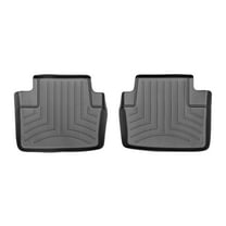 WeatherTech Custom Fit FloorLiners compatible with 2014-2014 Cadillac CTS - 2nd Row (2-Piece Liner), Black