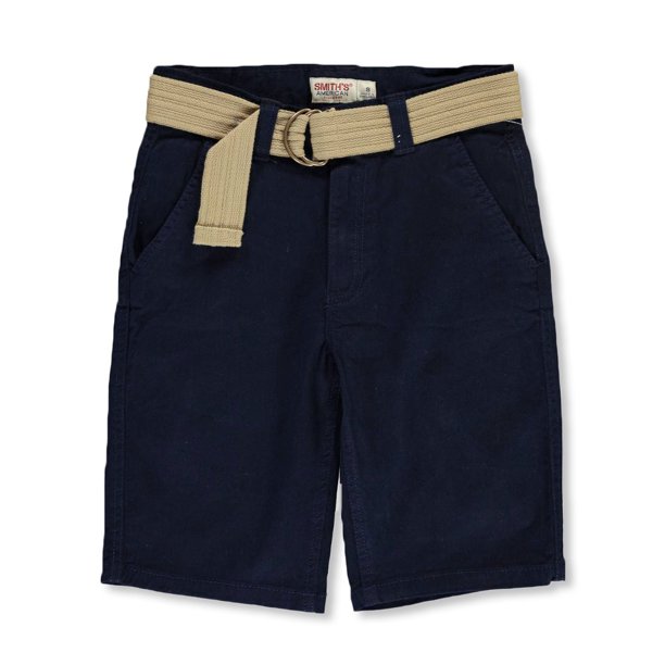 Smith's American Smith's American Boys' Belted Twill Shorts (Big Boys