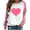 A-Pink8, variant on ZyeKqe Valentines Sweatshirt for Women Crewneck Color Block Pullover Tops Cute Heart Graphic Long Sleeve Shirts