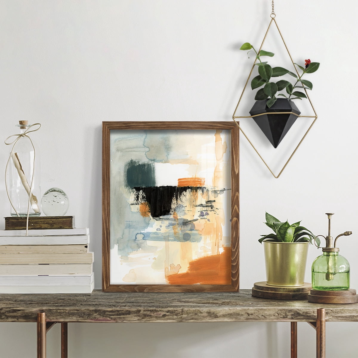 Seria IV - Framed Print w/glass - Walnut