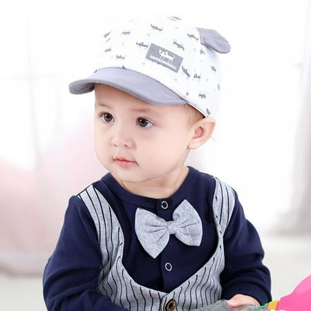 

Produes Toddler Kids Baseball Cap - Cute Cartoon Visor Sunhat - Cat Look - Windproof Warm Hat - Comfortable Cotton Sports Hat - Newborn Baby Clothing