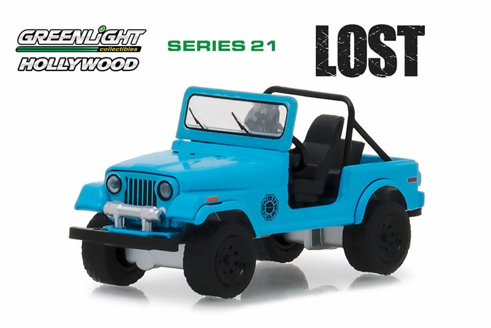 1977 Jeep CJ7, LOST Greenlight 44810F/48 1/64 scale Diecast Model Toy Car