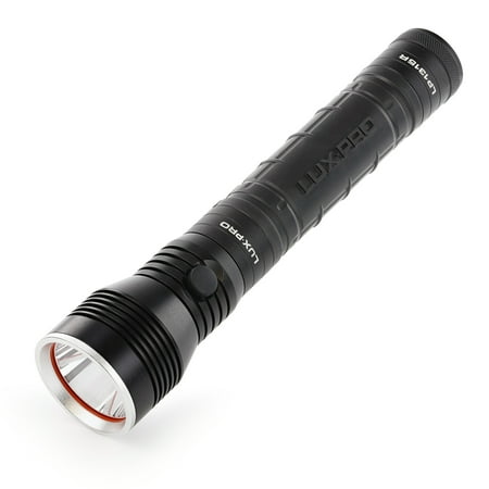 LUXPRO Bright 1650 Lumen LED Handheld Flashlight - Features Tackgrip and Aircraft-Grade Aluminum - Light for Camping, Security, Patrol, Safety, Outdoors, and More - Batteries Included