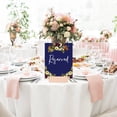 thumbnail image 2 of Koyal Wholesale Navy Blue Fall Florals Wedding Signs Bundle Set for Ceremony, Reception Decor Signage, 30-Pack, 2 of 5