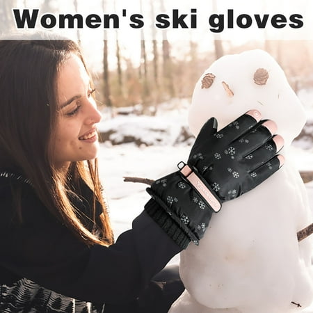 

Kokovifyves Sports and Outdoors Winter Gloves - Windproof Waterproof Wear-Resistant Plush and Cold Resistant Suitable for Driving/Cycling/Running/Hiking/Skiing In Cold Weather - Warm Gifts