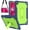 Navy/Green, variant on case for T-Mobile Revvl Tab 2 2025 Released 10.1 inch Hybrid Shockproof Protective Case Hard Shell Built in Kickstand Shoulder Strap for Revvl Tab 2 2025 (Black)