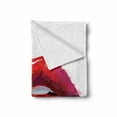 thumbnail image 2 of Lips Soft Flannel Fleece Throw Blanket, Detailed Woman Biting Design with Pinkish Tones on Plain Background, Cozy Plush for Indoor and Outdoor Use, 70" x 90", Dark Coral Pink White, by Ambesonne, 2 of 6