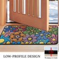 thumbnail image 3 of Pioneer Flower Floral Print Pattern Door Rugs,Washable Non Slip Door Mats Indoor,Decorative Door Mats,Entry Mat Indoor for Entrance,Bedroom,Kitchen,Bathroom,30"x17", 3 of 6
