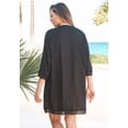 thumbnail image 2 of Woman Within Women's Plus Size Crochet Dress Cover-Up, 2 of 4