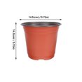 thumbnail image 2 of 40PCS Thickened Flower Pots Nutrition Cups Plastic Simple Nursery Pots Garden Tools, 2 of 8