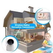 Smart Baby Monitor with Video and Audio, Dual Mode Remote,Free Smart Phone App,5-inch 720p Display, 1080p Camera, HD NightVision, PTZ, 2-Way Talk,VOX, Temp Sensor, Lullaby