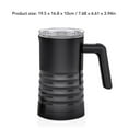 thumbnail image 4 of Steamer Electric Milk Frother and Steamer 4 in 1 Automatic Milk Warmer 400W Non-Stick Interior 580ml Hot/Cold Stainless Steel Milk Foam Maker for Coffee/Hot Chocolate, 4 of 7