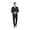 Navy, variant on Men Apollo King Double Breasted Suit Classic Peak Lapel Pleated DM22 Navy Blue