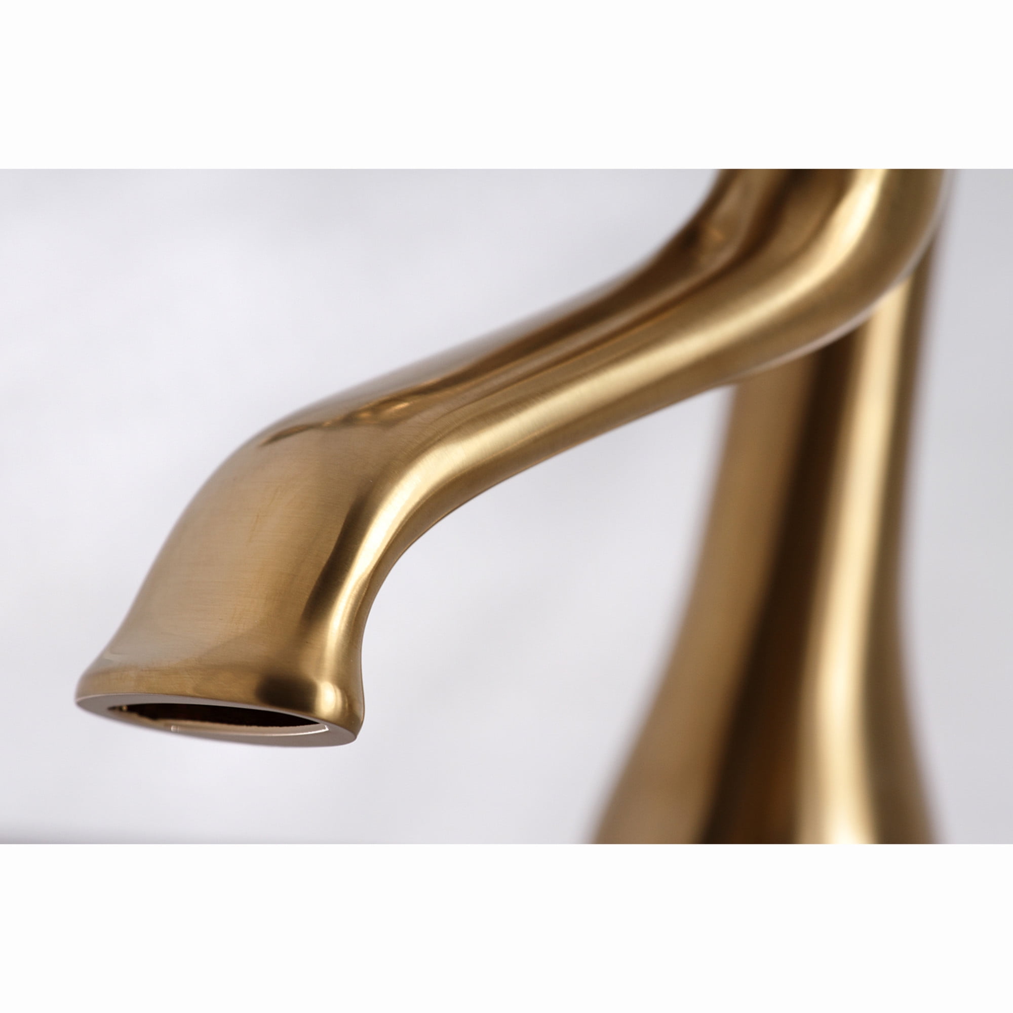 Kingston Brass KS268SB Kingston 7" Center Deck-Mount Clawfoot Tub Faucet with Hand Shower, Brushed Brass