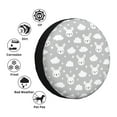 thumbnail image 4 of Pofeuu Rabbit And Cloud Print Spare Tire Wheel Cover for Car Truck SUV Camper Universal Fit Spare Tire Cover RV Spare Tire Covers-17 inch, 4 of 6