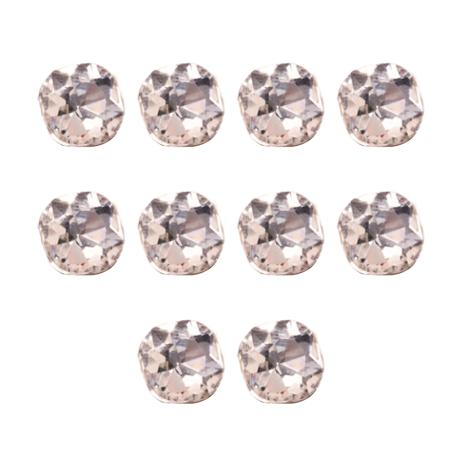 Kripyery 10Pcs Nail Art Jewelries 3D Bow Shape Rhinestones Sparkling Faux  Pearls Nail Charms Decoration for Nail Salon