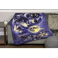 thumbnail image 5 of Dawhud Direct Fleece Throw Blanket (Moon Soloist Wolf, 5 of 5