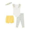 thumbnail image 4 of Little Lass Baby Girls' Bodysuit, Bloomer and Pant , 3-Piece Set, Sizes 0/3M-24M, 4 of 7