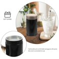 thumbnail image 3 of Seal Tea Canister Tin Black Metal Kitchen Home Decor Portable Food Storage 6Pcs, 3 of 4