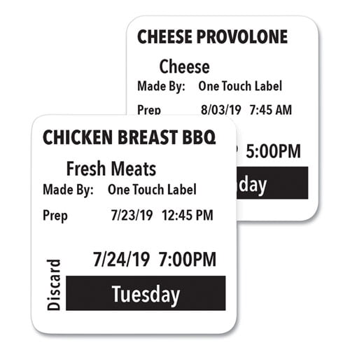 SlpFpl Food Prep Labels For Food Prep Labeling Printers, 2" X 2