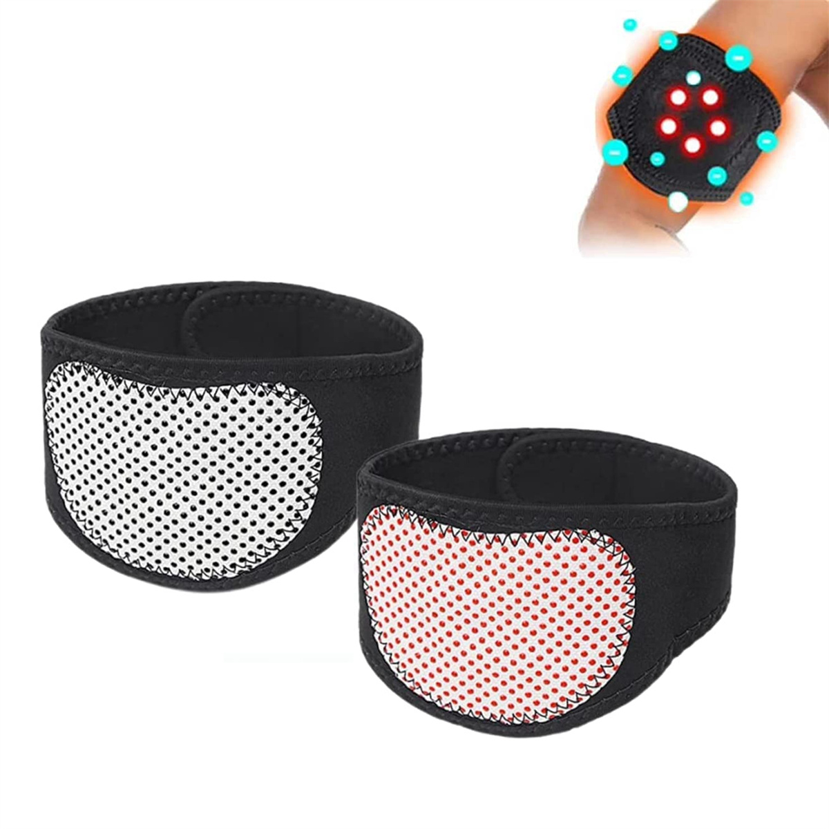 2PCS Slimmaionix Arm Trimmers, ,Tourmaline Acupressure SelfHeating