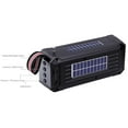 thumbnail image 7 of xjwjuw Solar Portable Bluetooth Speaker with Outdoor Flashlight, Bluetooth 5.3, 10W Stereo Bass, Dual Solar Panels, for Music & Emergency Lighting for Camping, Hiking, Home Use and Car Travel, 7 of 7