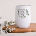 thumbnail image 3 of Koyal Wholesale Mother's Day Wine Tumbler with Lid To Our Family You Are The World 12 Oz Stainless Steel Insulated, 3 of 5
