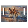thumbnail image 2 of Uourmeti Golf Cart Seats Cushion Covers with 4 Pockets, Compatible with Club Car Golf Cart Club Golf Cart, Golf Cart Seat Covers Fit for Yamaha EZGO TXT RXV, Horse, 2 of 8