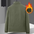 thumbnail image 6 of Sookity Womens Winter Coats Fleece Lined Warm Bubble Coats Outerwear Cold Weather Warm Thicken Ski Coat Warm Thicken Ski Coats Heavyweight Winter Jacket with Pockets,abrigo hombre Army Green XL, 6 of 7
