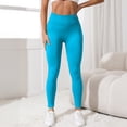 thumbnail image 5 of Resivox Women's High Waisted Seamless Yoga Pants - Sculpting Fit with Tummy Control, High Waist Leggings for Workouts & Casual Wear, Soft Stretchy Fabric Sky Blue S, 5 of 5