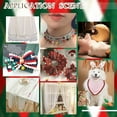 thumbnail image 6 of 10 Yards Christmas Fringe Ball Trim Red Green Mini Trim Ribbon Pom Fringe Tassel Lace Pom Pom Ball Fringe Ribbon, 6 of 6