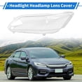 thumbnail image 2 of Unique Bargains Headlight Lens Cover Headlight Headlamp Lense Clear Lens Cover for Honda Accord 2013-2016 Clear PC 1 Pcs Front Left Car, 2 of 6
