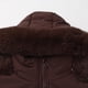 thumbnail image 5 of Parkas de manga larga para mujer, chaqueta de color liso con agujero para el pulgar, parkas de manga larga con capucha y cremallera corta, parte superior de poliéster para mujer, 5 of 8