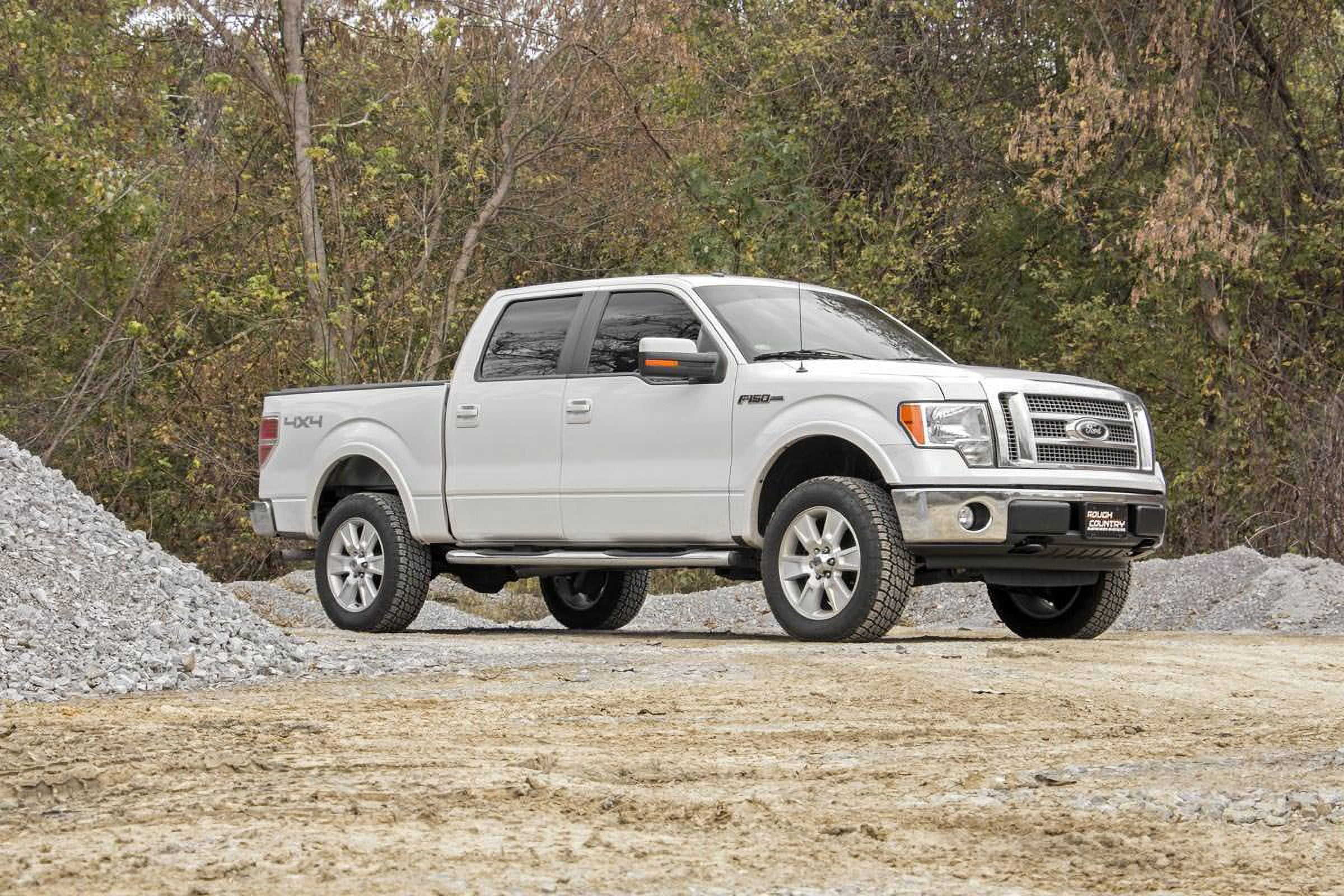 Rough Country 2" Leveling Kit (fits) 2009-2013 F150 | Red Billet Aluminum | Suspension System | 568RED